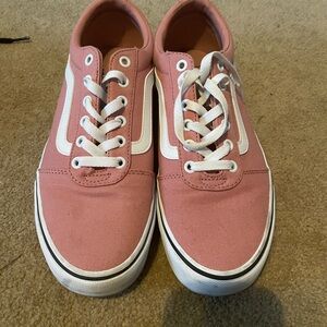 Vans Women's Pink Canvas Sneakers